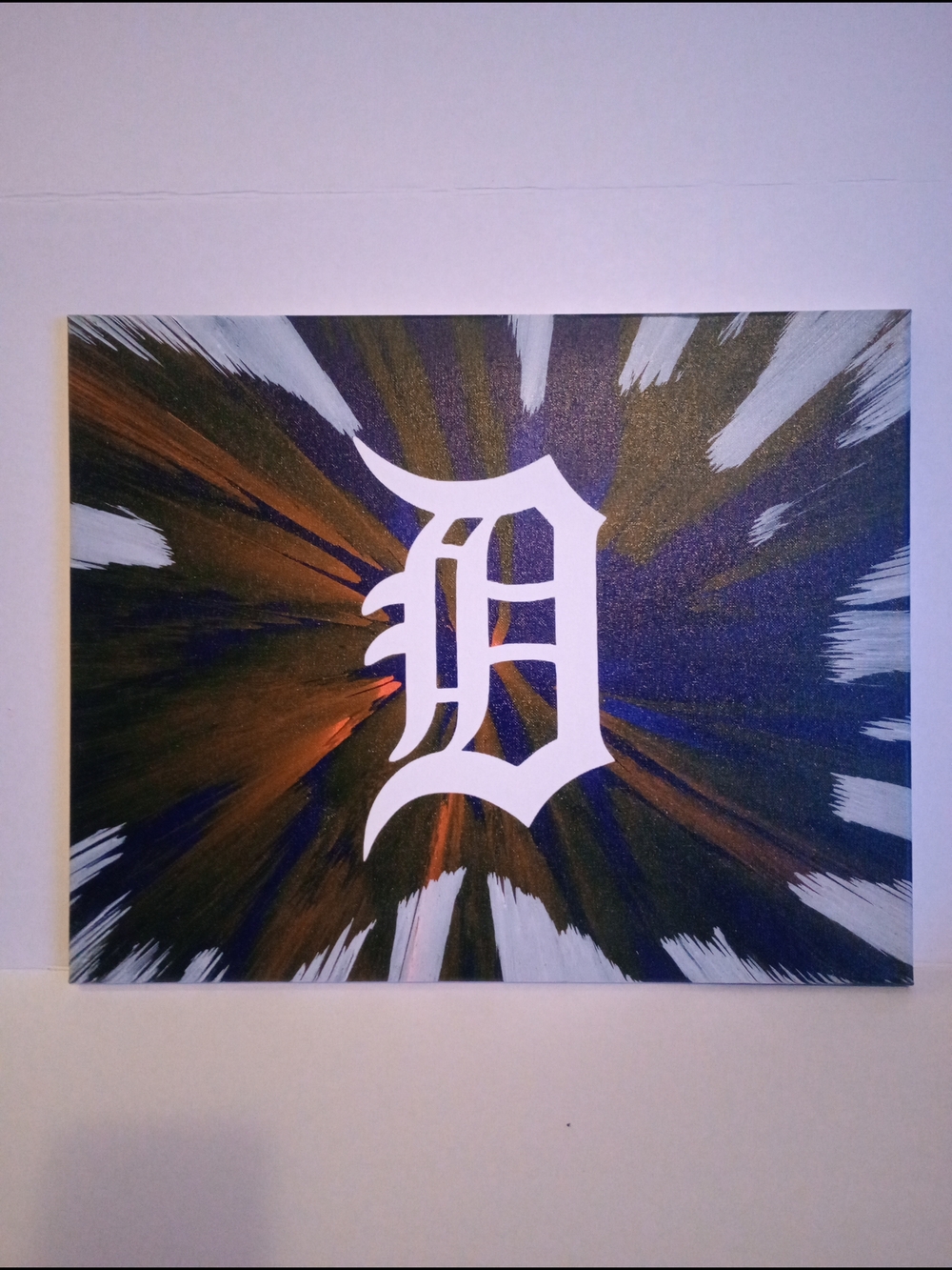 Abstract Spin Art- 16 x 20 Custom Made Logo Wall Decor - Picture 6 of 10
